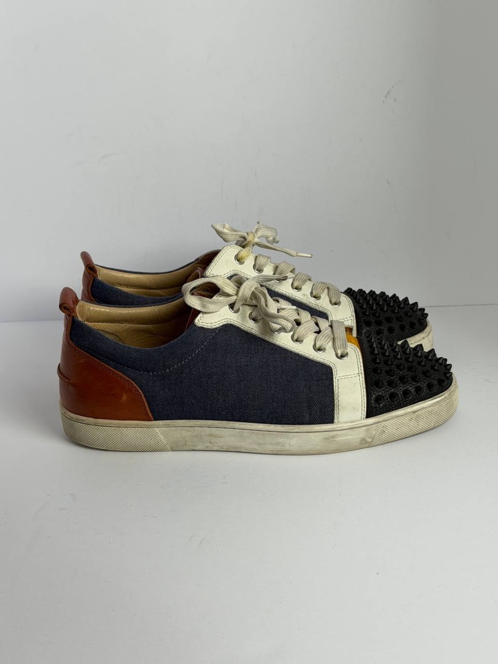 Christian Louboutin Louis Junior Spikes Sneakers Size 43